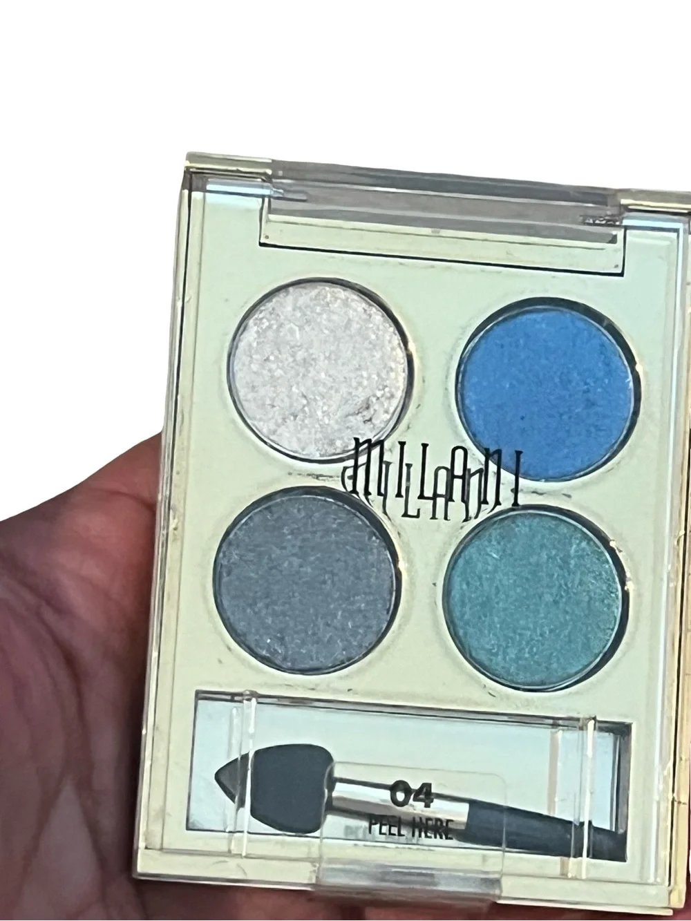 Milani Blue & Silver Shimmer Eyeshadow Quad FINAL PRICE DROP